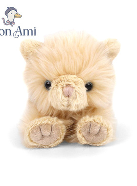 美国monami莫奈美小猫金杰可爱治愈毛绒小猫玩偶送礼玩具宝宝陪伴