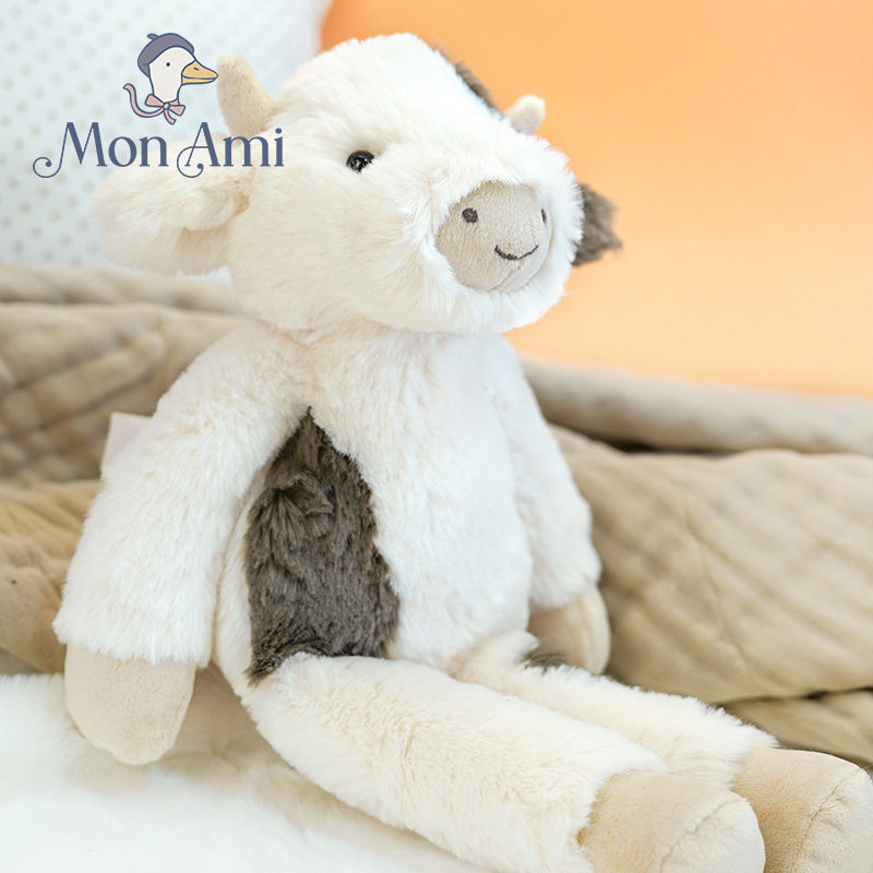 monami莫奈美奶牛伊达毛绒玩偶