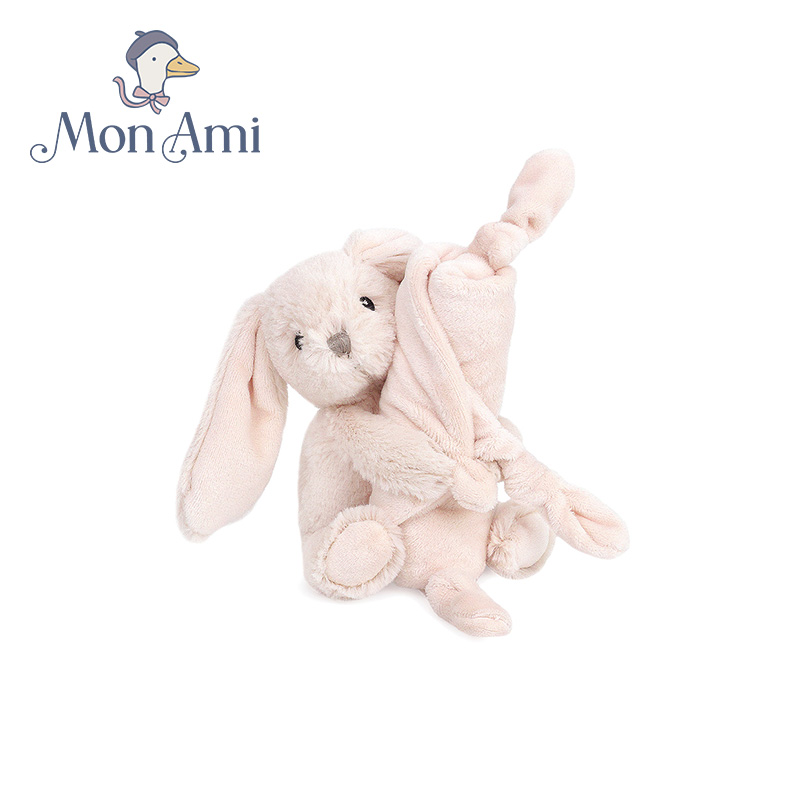 monami莫奈美玫瑰兔安抚毯