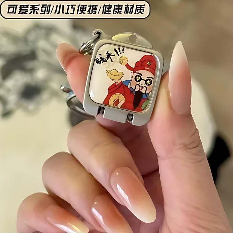 迷你指甲剪单个折叠指甲刀