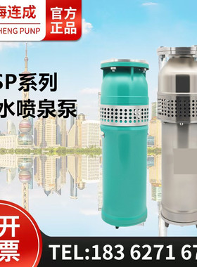 上海连成QSP喷泉泵连成304不锈钢景观专用潜水泵 连成喷泉泵