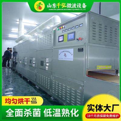 隧道式牛肉干微波烘干杀菌设备微波五谷杂粮熟化烘干设备微波设备