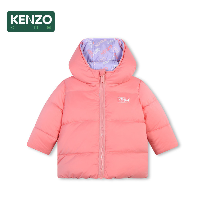 【早秋甄选】 KENZO KIDS童装婴幼儿双面穿连帽外套K60464