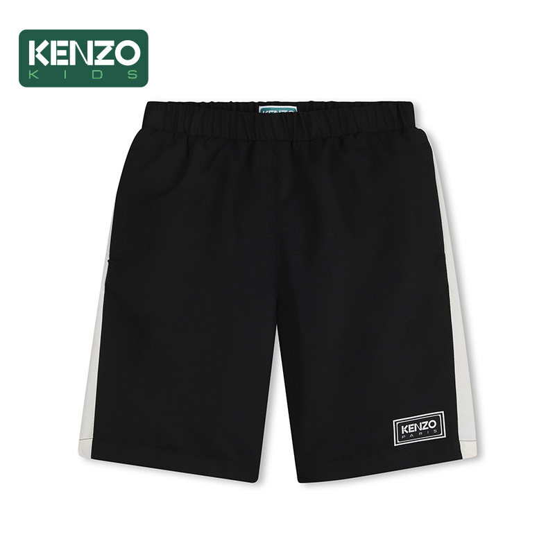 【季末特惠】KENZO KIDS童装儿童休闲撞色宽松短裤K61620