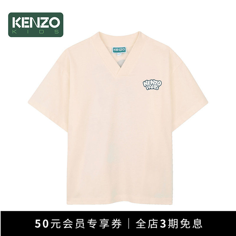 【季末特惠】 KENZO KIDS童装儿童休闲印花短袖T恤K61678