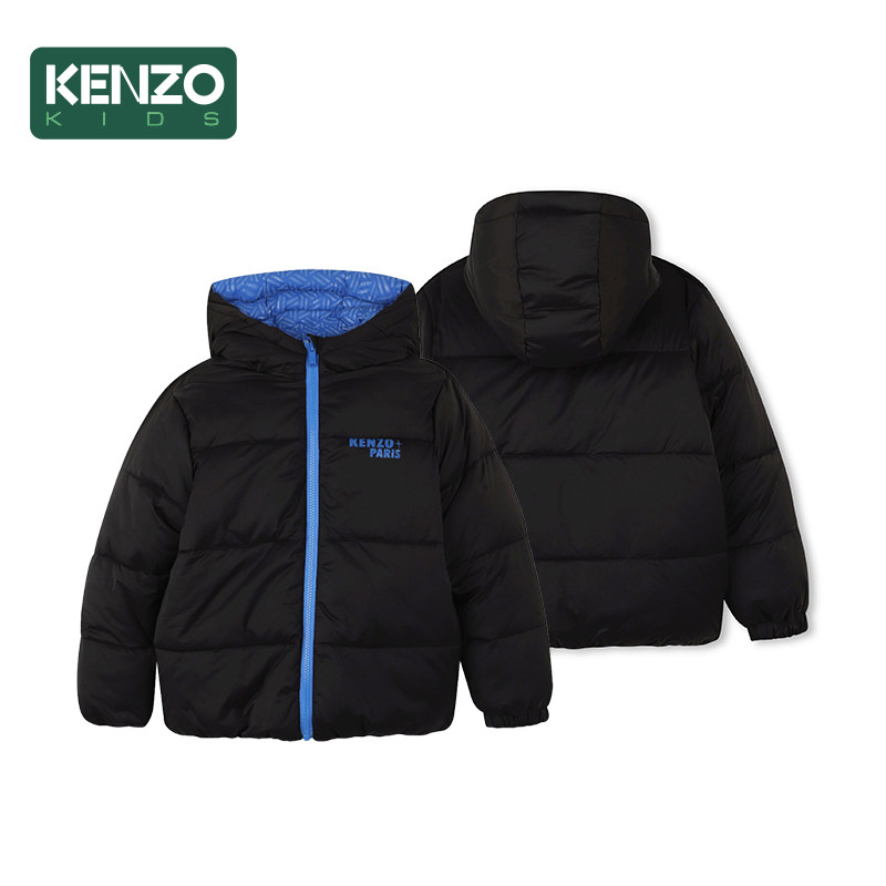【2025秋冬新品】KENZO KIDS童装儿童双面连帽外套K61385