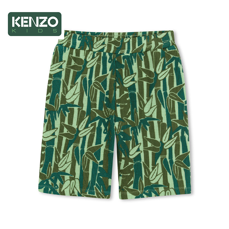 【季末特惠】 KENZO KIDS童装儿童休闲印花宽松短裤K61647图片