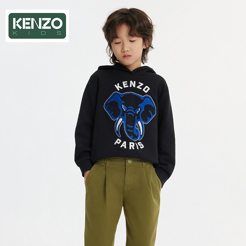 【早秋甄选】KENZO KIDS童装儿童休闲连帽卫衣K61437图片