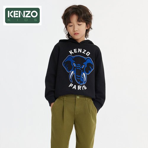 【早秋甄选】KENZO KIDS童装儿童休闲连帽卫衣K61437