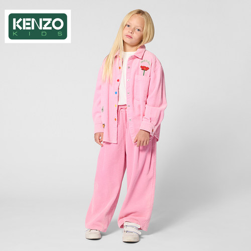 【2026秋冬新品】KENZO KIDS童装儿童休闲灯芯绒衬衫K61910