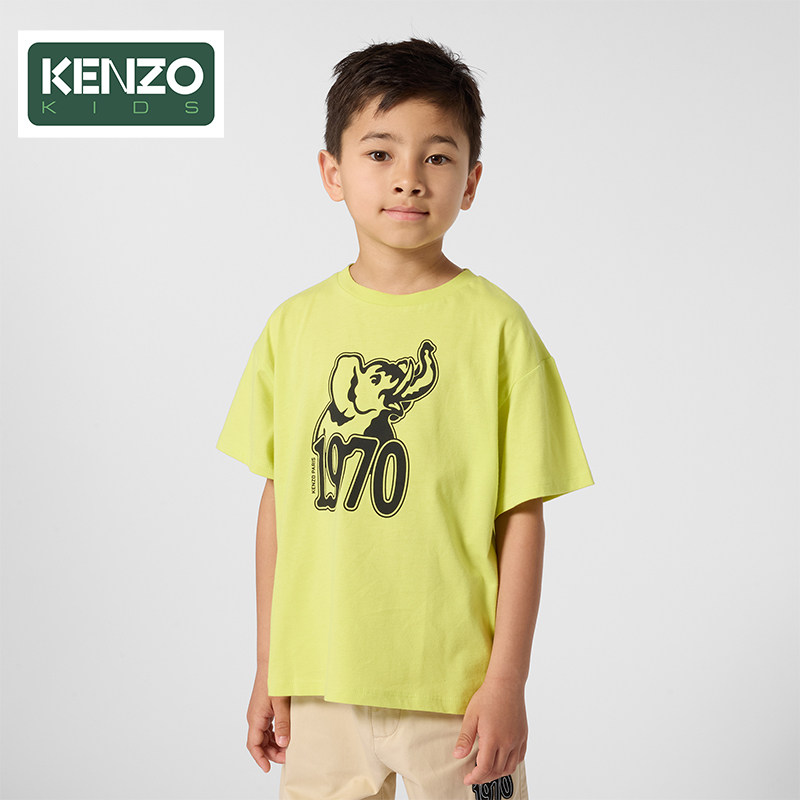 【季末特惠】 KENZO KIDS童装儿童春夏休闲短袖T恤衫K61672