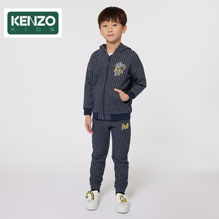 K60792 儿童老虎图案抽绳休闲运动长裤 KENZO KIDS童装