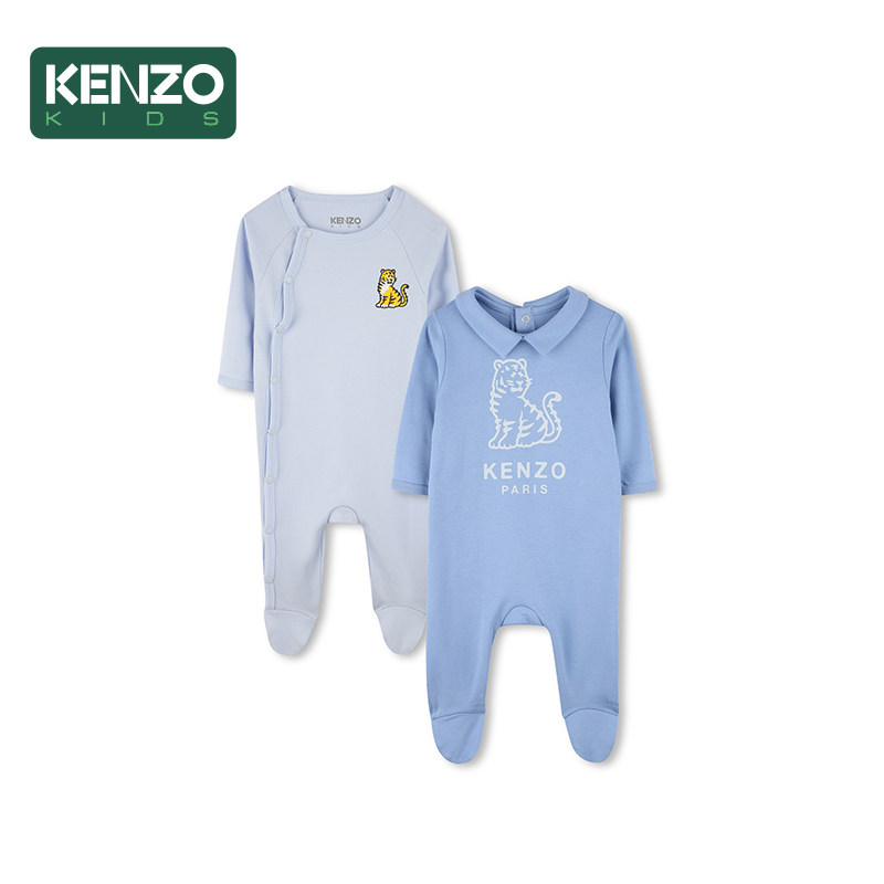 【2025秋冬新品】KENZO KIDS童装新生儿双面针织睡衣两件装K61253