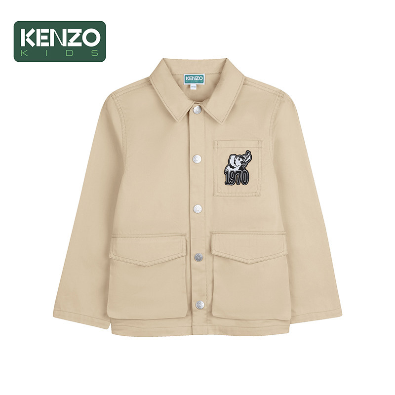 【早秋甄选】 KENZO KIDS童装儿童休闲工装宽松外套K61624
