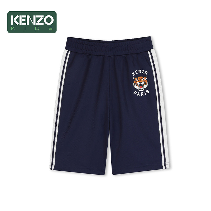 【季末特惠】KENZO KIDS童装儿童休闲百慕大宽松短裤K61695图片