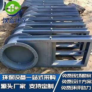 方口电动插板阀封闭式不锈钢闸板阀方形法兰闸板阀圆口翻版阀蝶阀