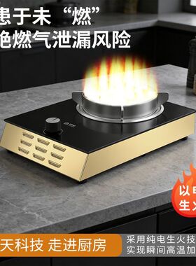 华火电火灶电焰灶纯电明火灶大功率爆炒火力台面机家用户外房车用