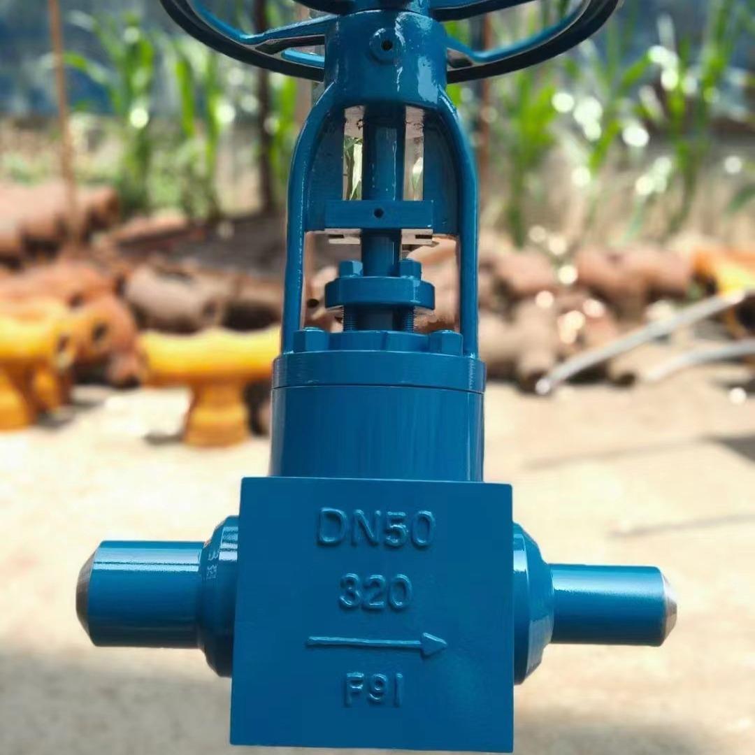 抗冲刷高温高压焊接截止阀KJ961Y电站阀15CrMo钢20CrMo钢F91