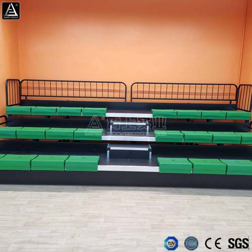 体育馆电动伸缩看台活动看台观众席平板座椅