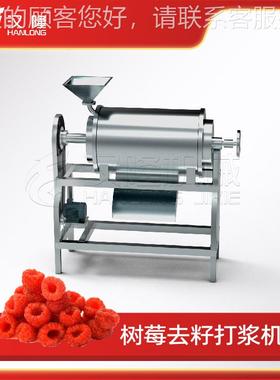 厂家业AIK优惠销大型工促树莓去核皮去单道加工设备水果破碎打浆