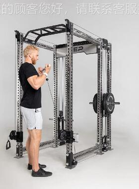 RJK4009E开式半多框全款组合深蹲架放功能大飞鸟深P蹲架三合一健