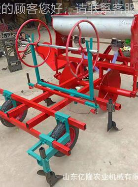 红薯PBE种植起自垄覆膜 地瓜高垄施肥盖膜机汽油 走式打药机铺膜