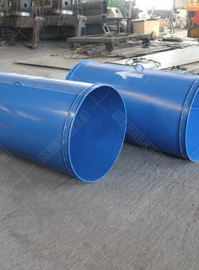 矿用防逆流铁风筒800*1500通风防逆流装置Y字型风筒分风器