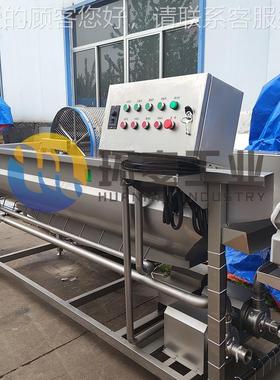 毛豆香椿芽清洗机 蔬流菜去泥清洗水FRO线大型制菜净 菜加预工设