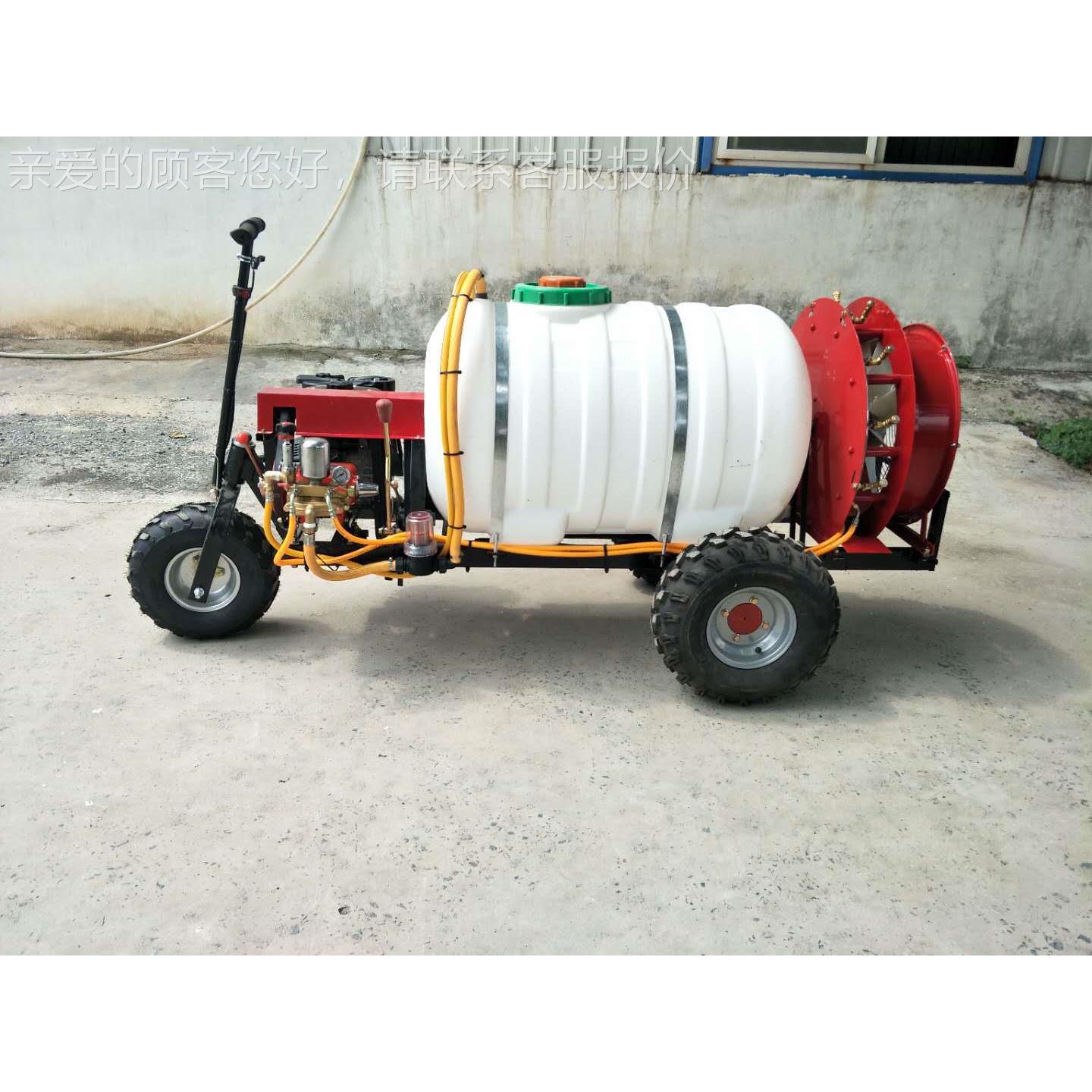 400汽DA-00F油机自走式风送打药园式果树喷药机牵引前置后置L果弥