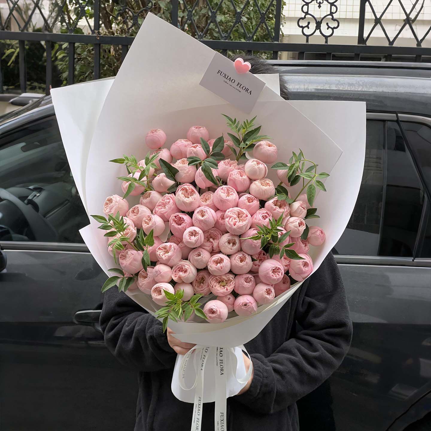 全国酷皮多头玫瑰花束鲜花速递同城配送女友生日高级感礼物南京店