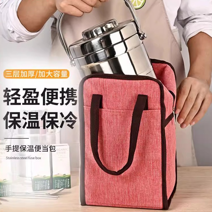 保温饭盒袋防水铝箔加厚手提袋子