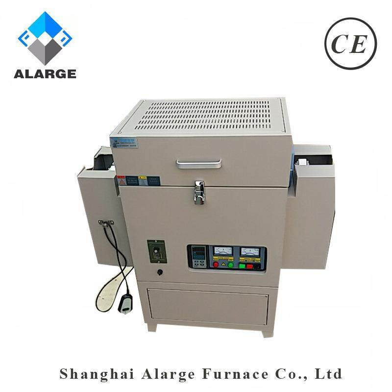 全硕厂家供应粉末颗粒烧结炉1400度旋转管式炉高温烧结炉