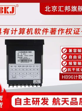 北京汇邦HB96JHB96G六位智能数显计数器光栅表