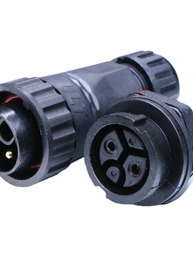 LLT-M22-2芯3芯~18芯防水航空插头 IP68板对线防水连接器 插头