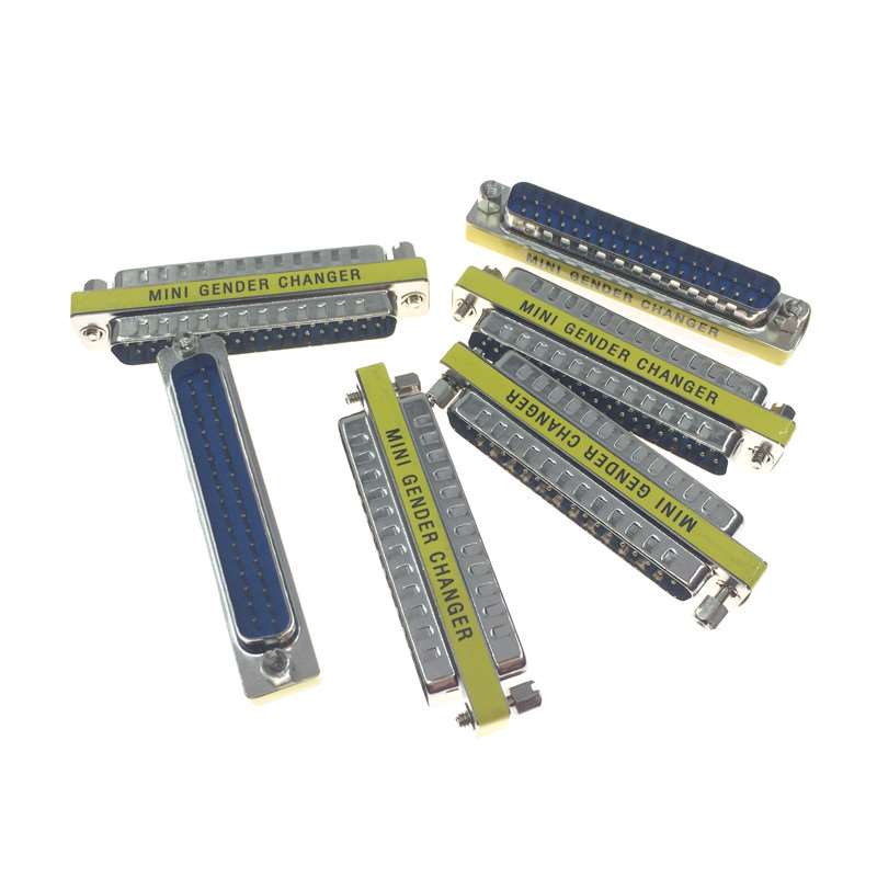 台湾头串口DB37公头db37连接线公对公并口37针对针转接头两排37芯