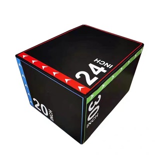 PVC软体三合一跳箱弹跳爆发力训练健身房训练儿童体适能器材跳凳