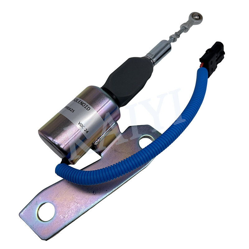 挖机现代R220/225-5-7中联260熄火开关电磁阀3991625/SA-4959-12