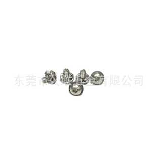 东莞紧固件盘头内六角平垫外齿三组合螺钉304圆头内六角M2.5X5