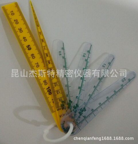 汽车工业塑料组合塞尺塑料锥形塞尺塑料塞尺 塑料直尺K15SC孔径尺
