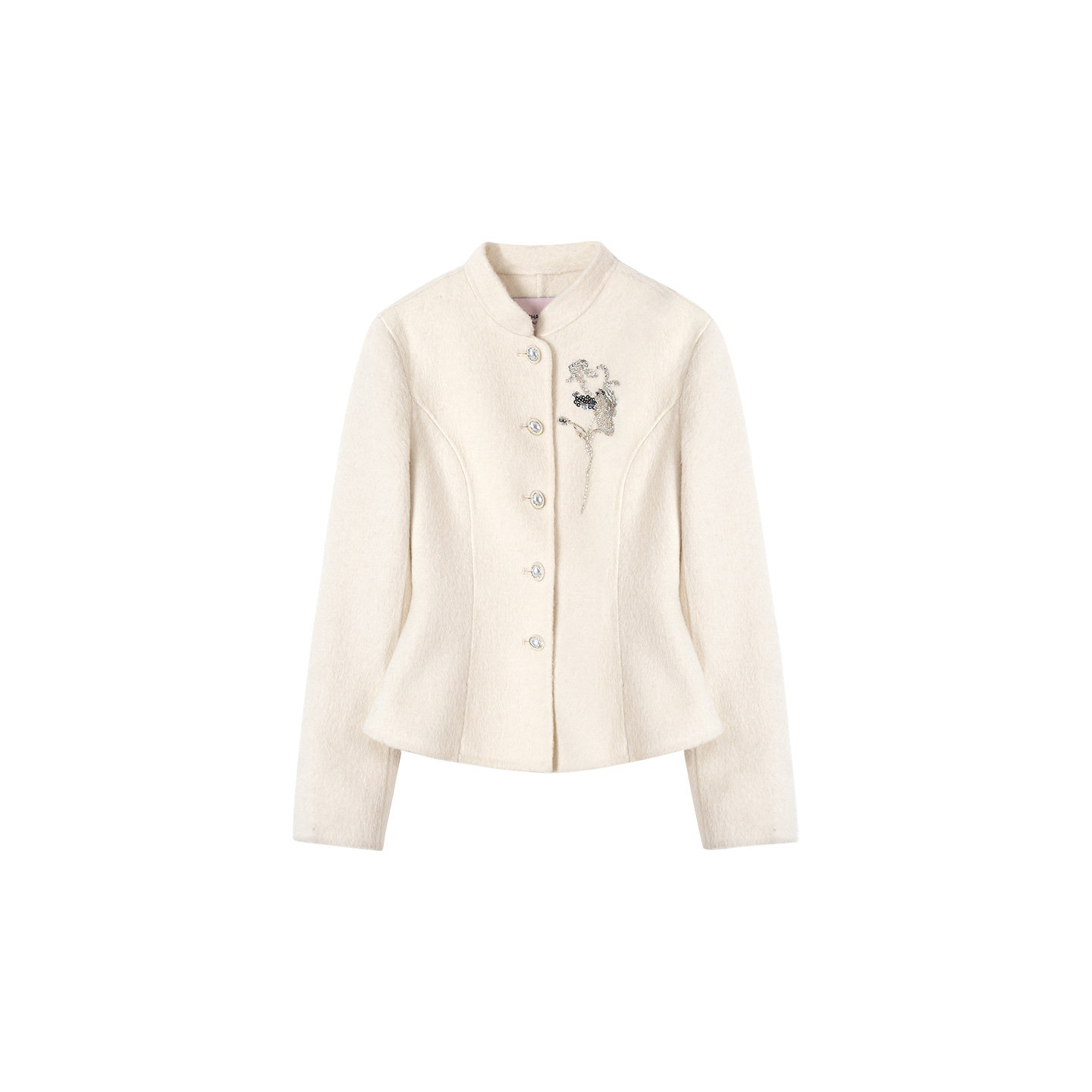 【霜花序】冯（CHAOMEI 新中式双面呢定位刺绣100绵羊毛外套,女装/女士精品,汉服套装,淘宝优惠券,粉丝福利购,淘宝优惠卷