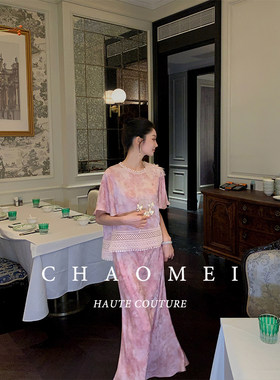冯（CHAOMEI新中式短袖套装