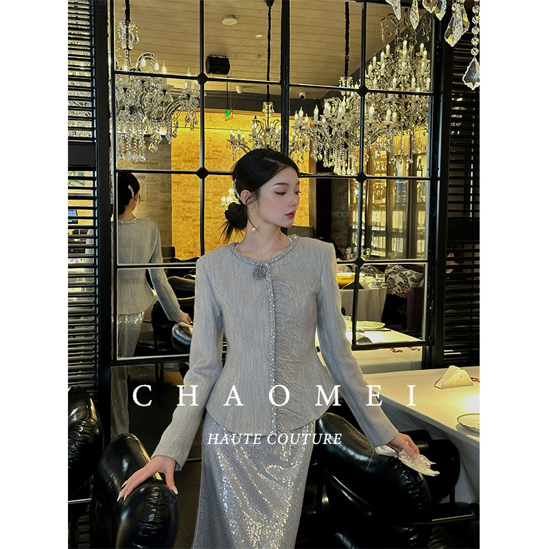 冯（CHAOMEI【星河叙】法式套装