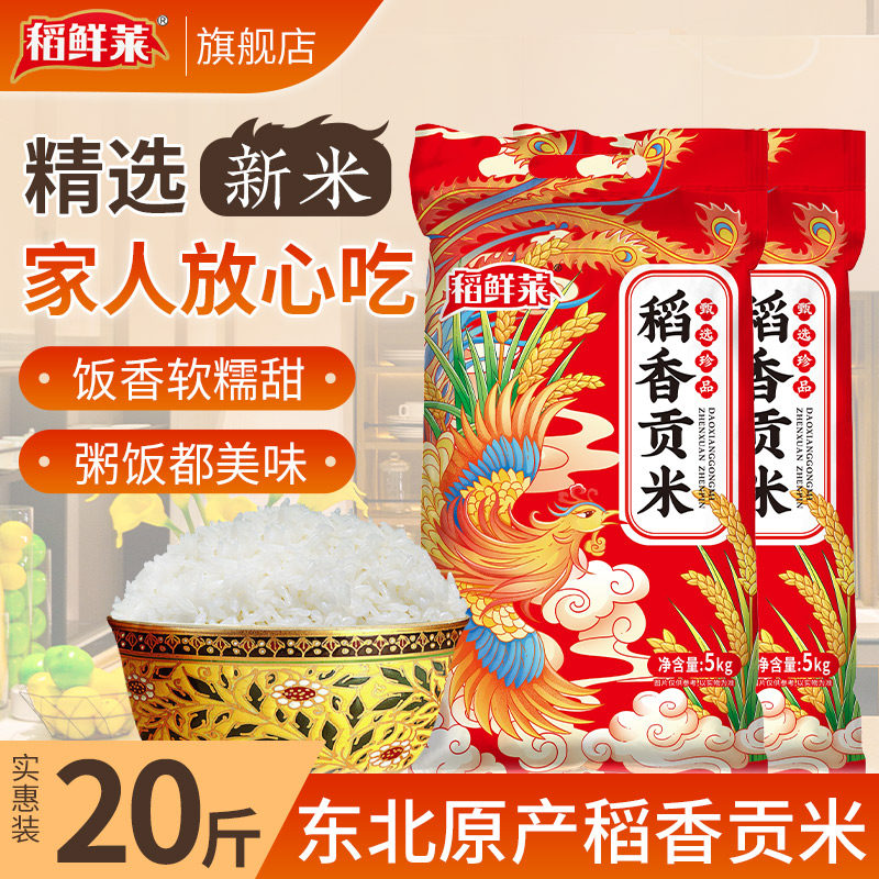 大米2024年新米五常大米10斤东北大米5kg长粒香大米2.5kg稻香贡米