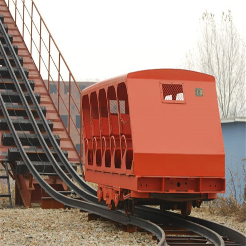 煤矿抱轨式斜井人车生产6-15人斜巷人车安全型抱轨式斜井人车现货