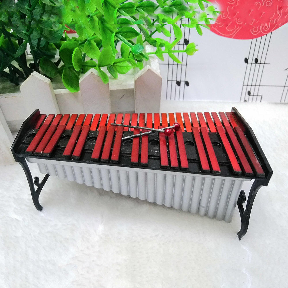 马林巴模型木琴摆件工艺品微缩场景摄影道具dollhouse娃娃屋配件