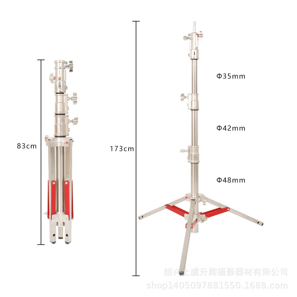 厂家新品1.7M 重型脚架户外影视支架魔术腿摄影支架大型稳重落地
