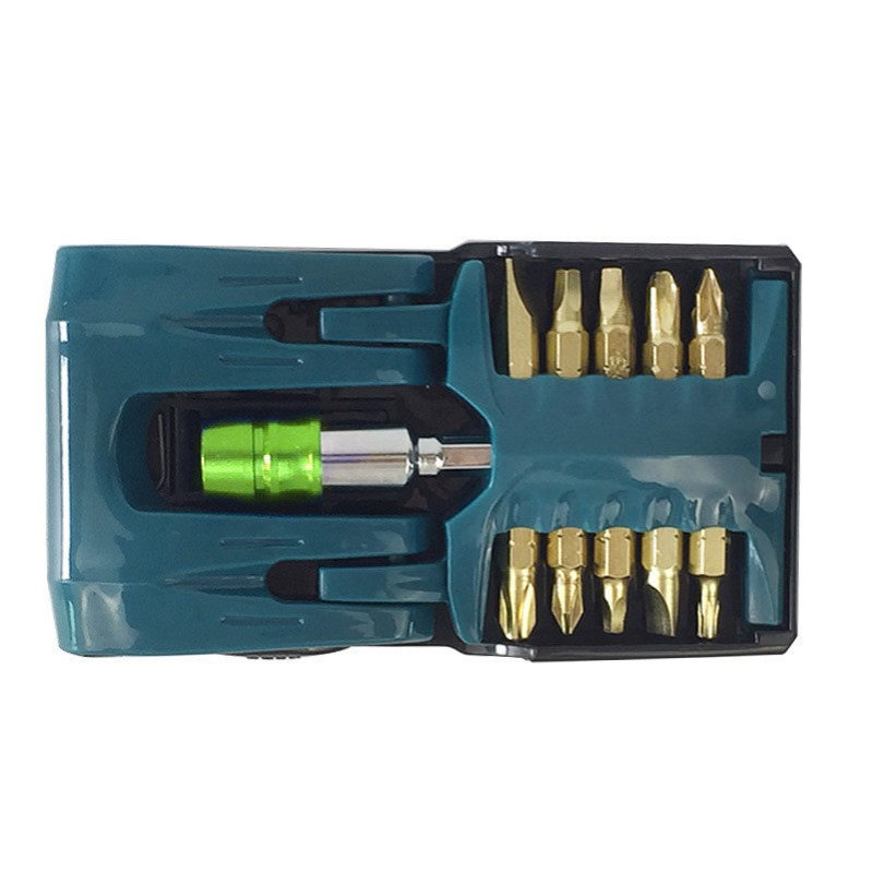 新款10pc变形金刚折叠批头组套六角柄螺丝刀批头镀钛组套批发