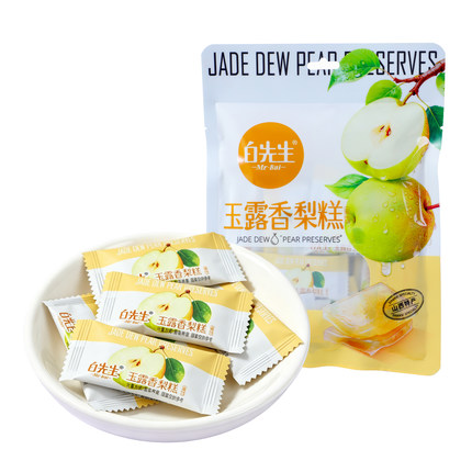 白先生玉露香梨糕128g/袋 山西特产零食蜜饯软糖果味糖演唱会同款