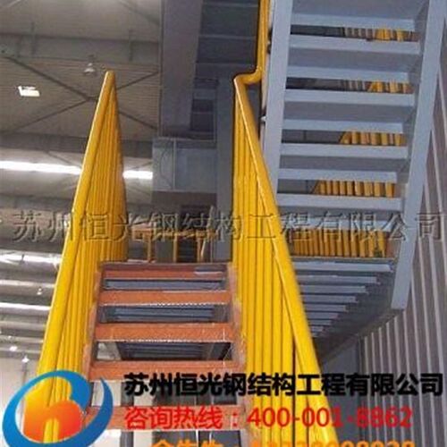 苏州钢结构室内楼梯轻型钢结构住宅室内钢结构楼梯