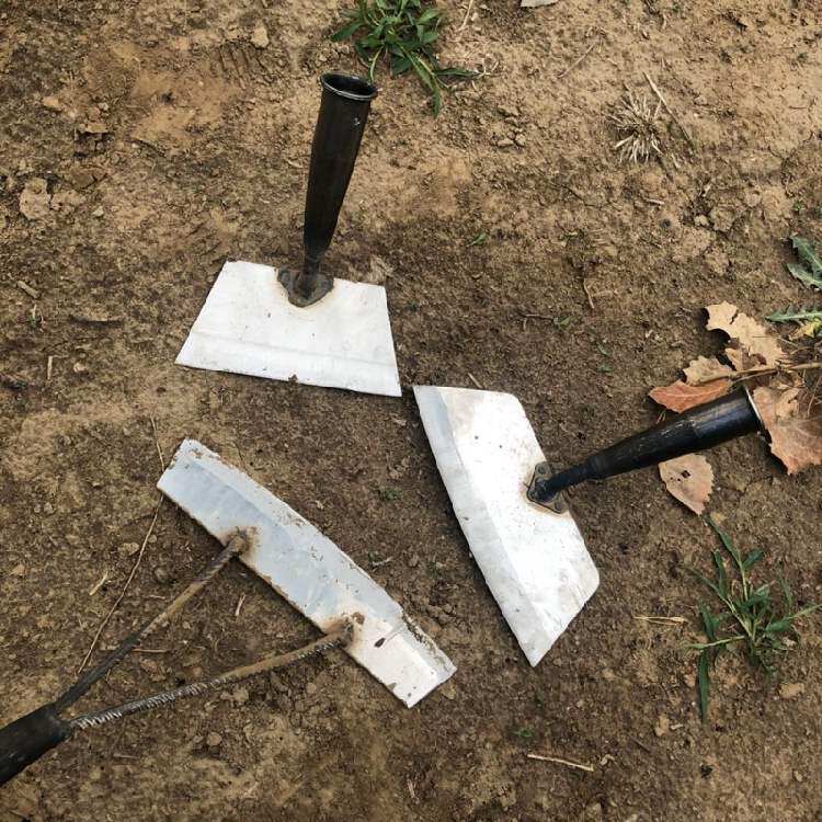 高档农用除草小锄头家用种菜铲草工具推草锄刀铲草神器不锈钢宽大